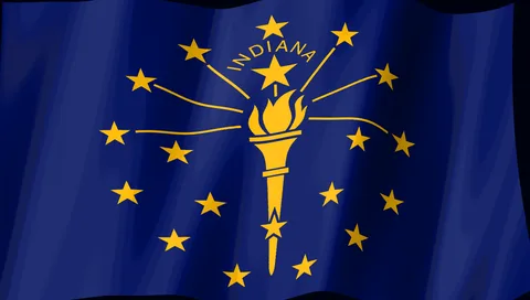 Indiana Flag — Stream Deck screensaver