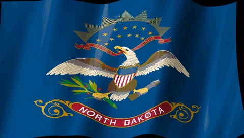 North Dakota Flag — Stream Deck screensaver