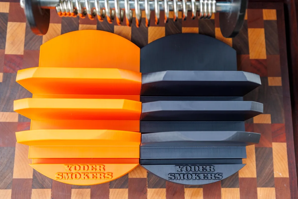 Yoder GrillGrate Holder for YS480S and YS640S shown running on a Stream Deck