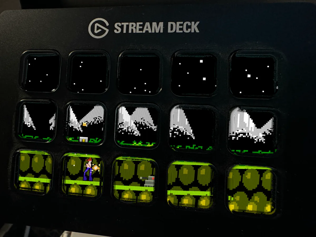 Bandolier shown running on a Stream Deck