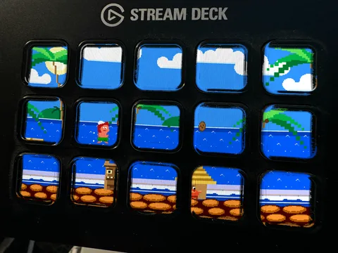 Coconut Run — Stream Deck screensaver