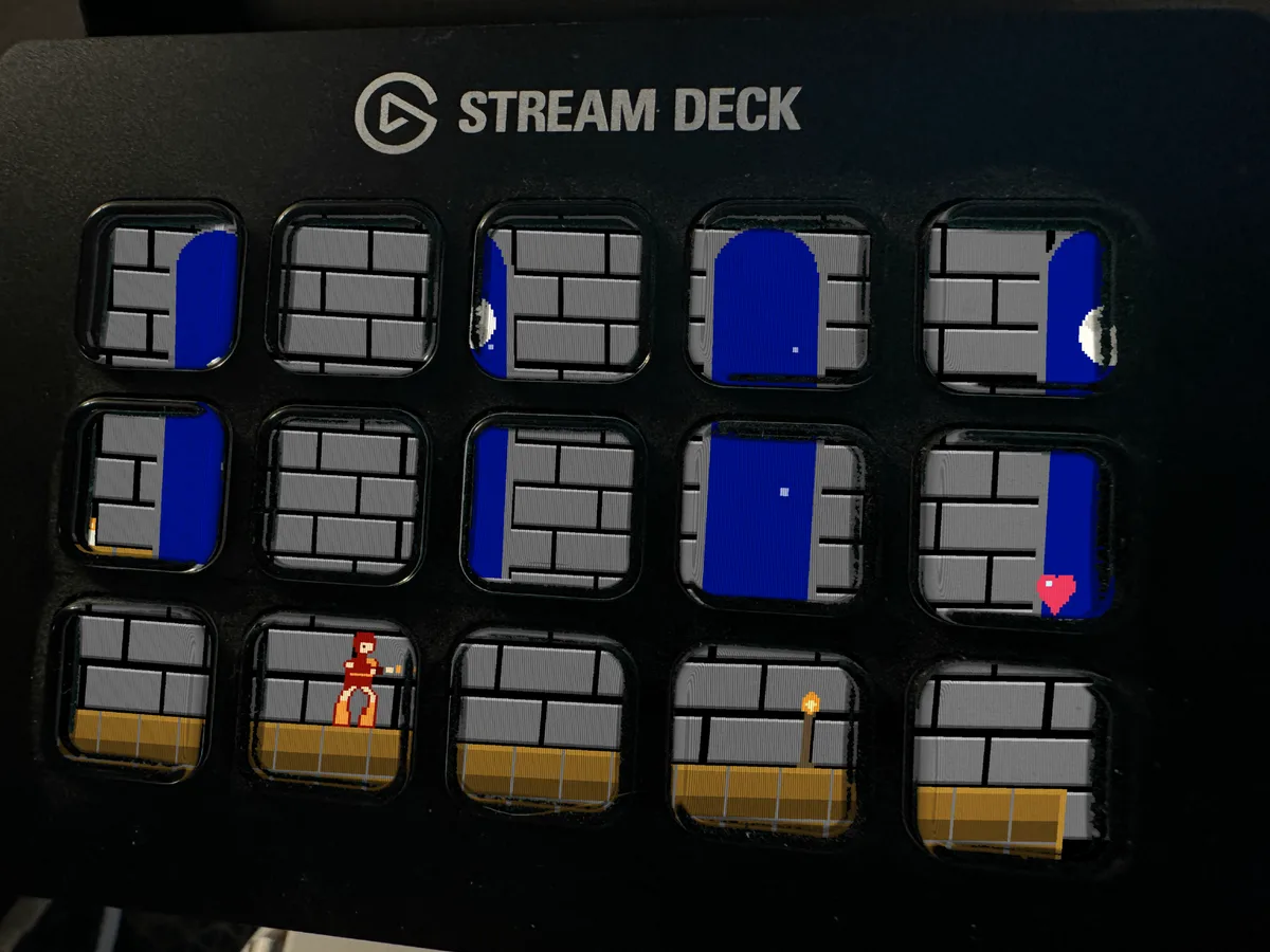 Nightwhip shown running on a Stream Deck