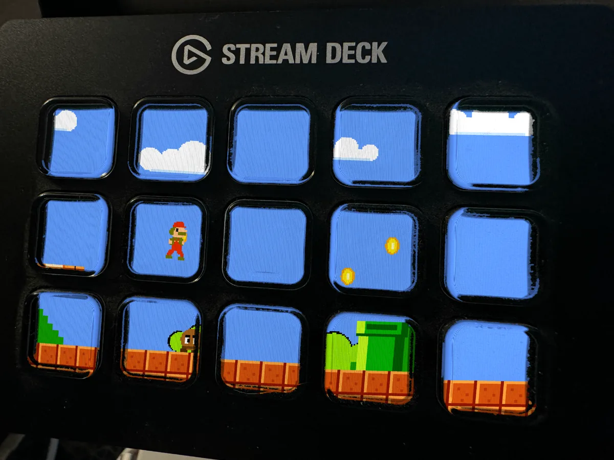 Pipe Runner shown running on a Stream Deck
