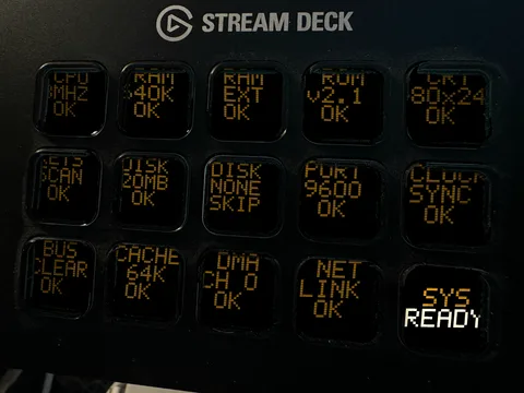 Cold Boot — Stream Deck screensaver
