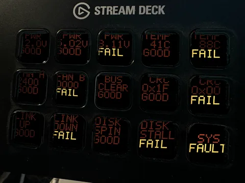 Fault Panel — Stream Deck screensaver